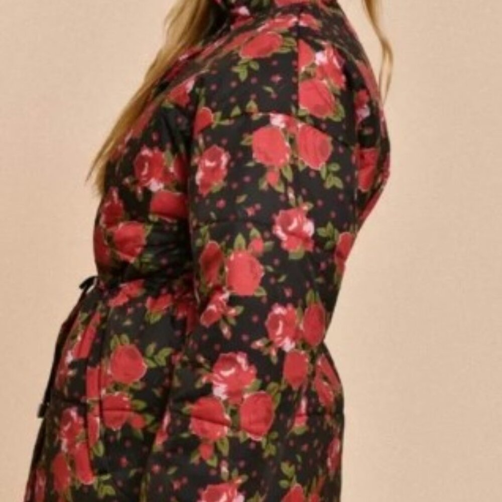 Rouje Daphne Fliral  Puffer Coat size 40/8